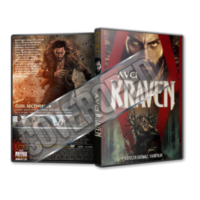 Avcı Kraven - Kraven the Hunter - 2024 Türkçe Dvd Cover Tasarımı